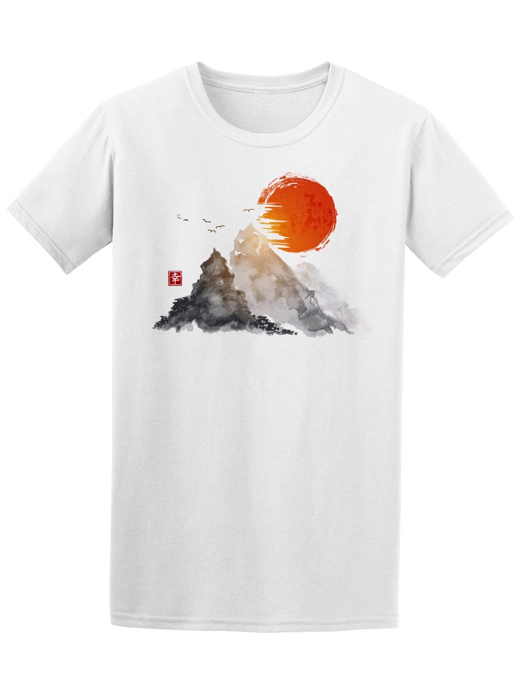 Playera Smartprintsink color Blanco para Hombre - Ilustración Estilo Japonés