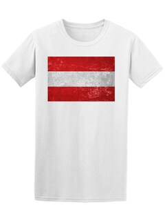Foto 1 | Playera Smartprintsink color Blanco para Hombre - Bandera de Austria