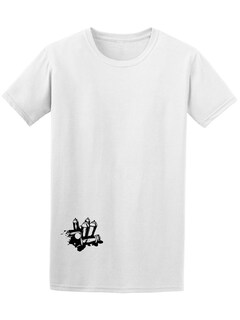 Foto 1 | Playera Smartprintsink color Blanco para Hombre - Ilustración Latas de Pintura