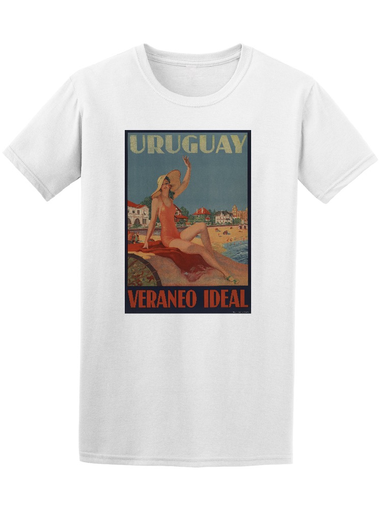 Playera Smartprintsink color Blanco para Hombre - Uruguay Verano Ideal