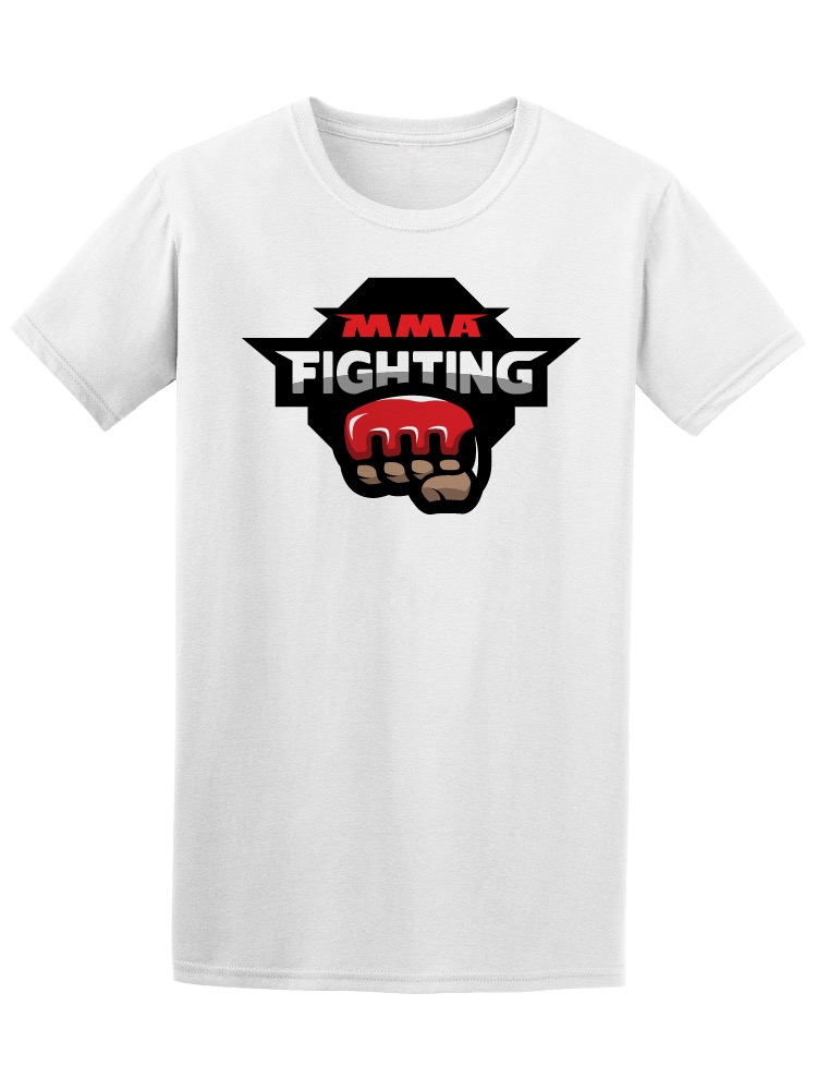 Playera Smartprintsink color Blanco para Hombre - Logo Artes Marciales Mixtas