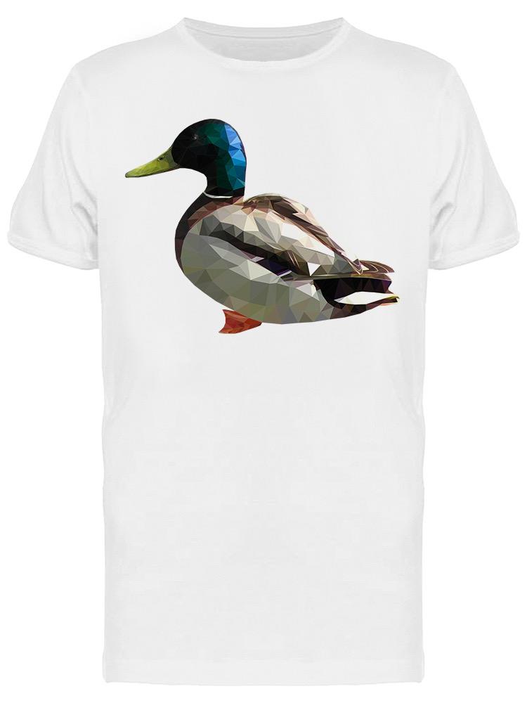 Playera SmartPrintsInk color Blanco para Hombre - Pato Canadiense