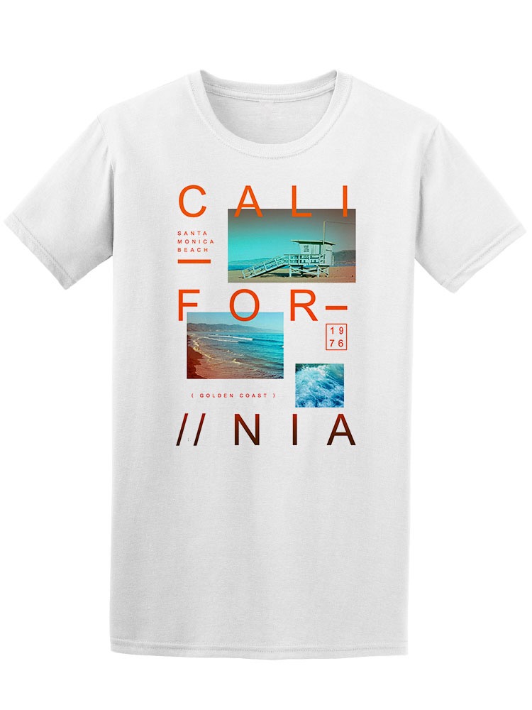 Playera Smartprintsink Hombre Fotografias Santa Monica, California