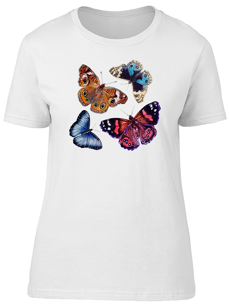 Playera Smartprintsink Hombre Ilustracion. Mariposas Estilo Vintage