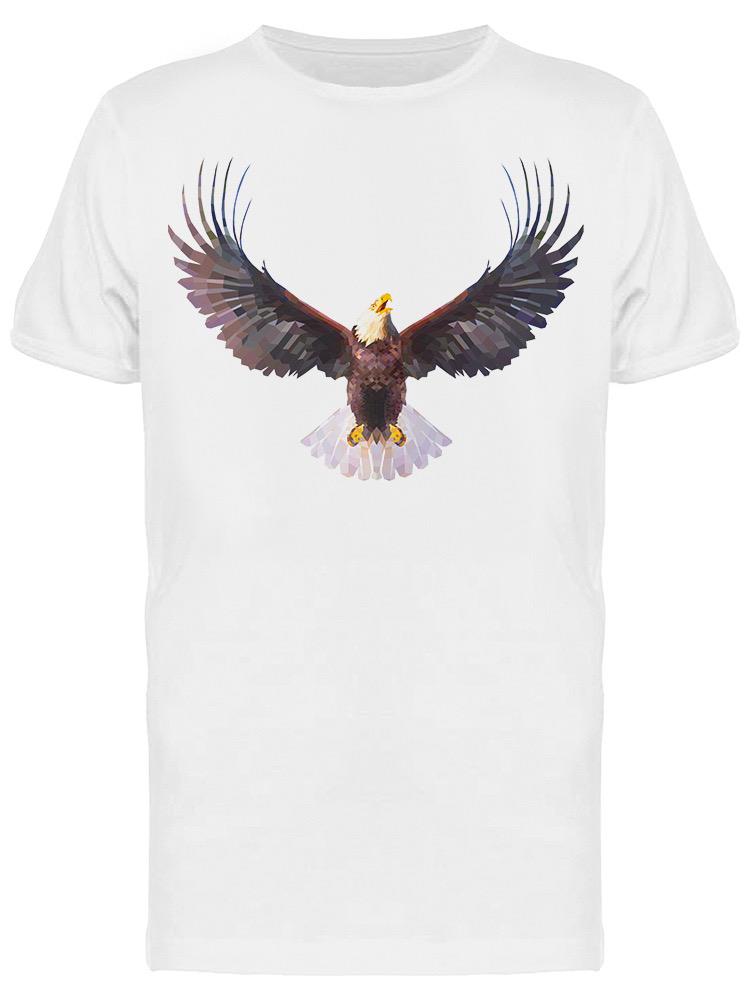 Playera SmartPrintsInk color Blanco para Hombre - Águila Calva