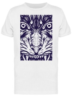 Foto 1 | Playera SmartPrintsInk color Blanco para Hombre - León Chino