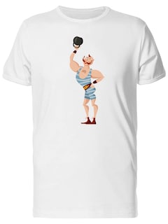 Foto 1 | Playera Smartprintsink Hombre Ilustracion Hombre Musculoso