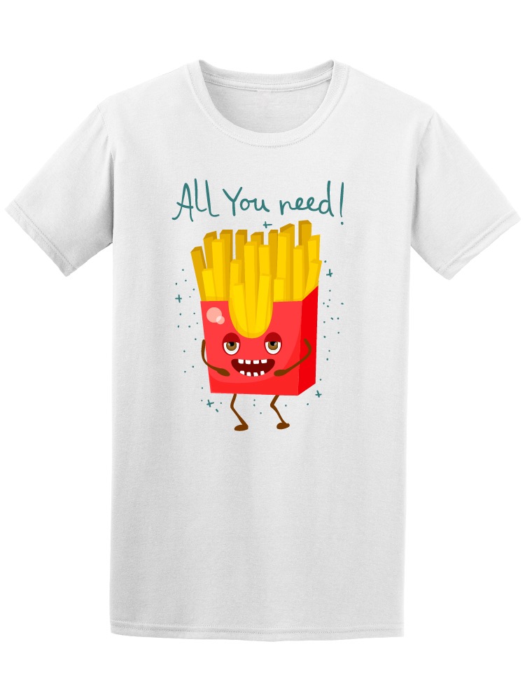 Playera Smartprintsink Hombre Ilustración De Papas Fritas