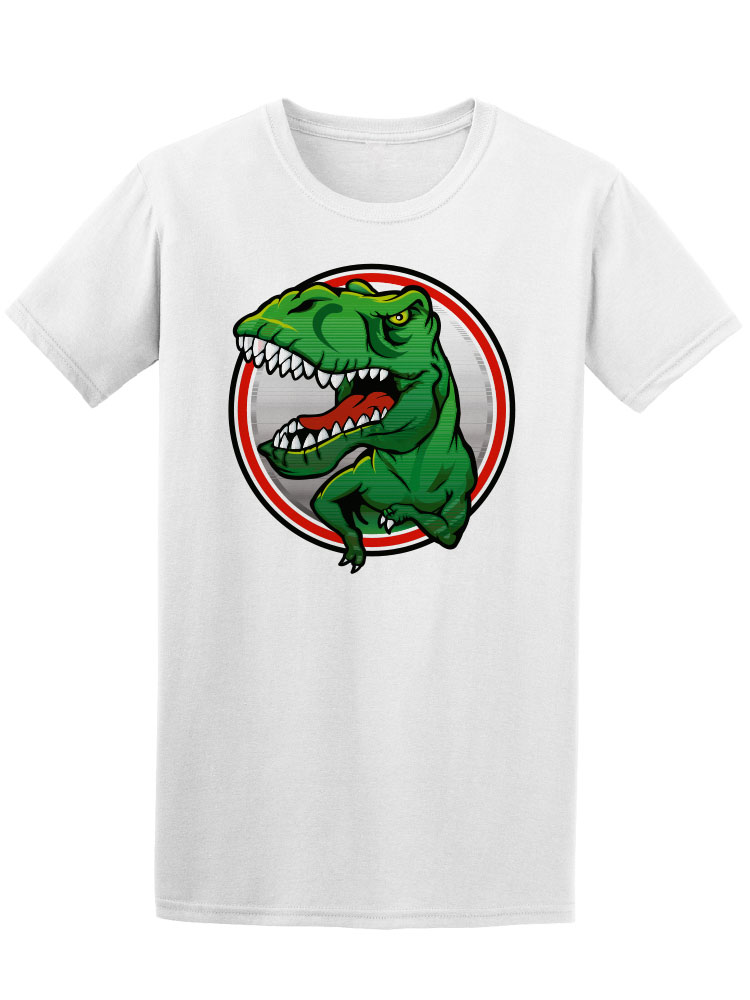 Playera para Hombre Smartprintsink color Blanco Estampado T-rex