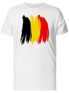 Foto 1 | Playera Smartprintsink Hombre Bandera De Belgica. Pinceladas