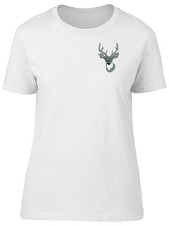 Foto 1 | Playera Smartprintsink Hombre Ilustracion Cabeza De Reno