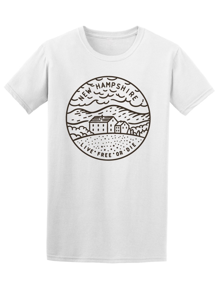 Playera Smartprintsink Hombre New Hampshire