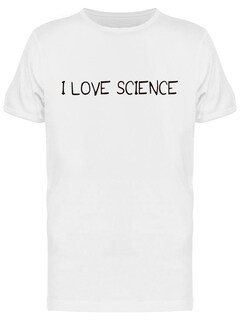Foto 1 | Playera SmartPrintsInk color Blanco para Hombre - Amo La Ciencia