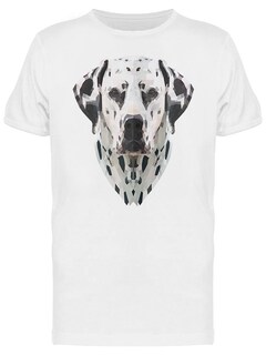 Foto 1 | Playera SmartPrintsInk color Blanco para Hombre - Perro Dálmata