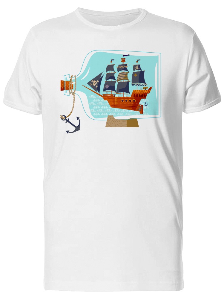 Playera Smartprintsink Hombre Barco Pirata