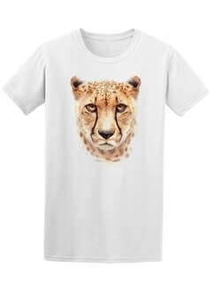 Foto 1 | Playera SmartPrintsInk color Blanco para Hombre - Fotografía Cheetah