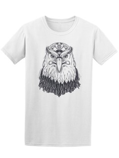 Foto 1 | Playera Smartprintsink Hombre Ilustración Aguila Cosmica