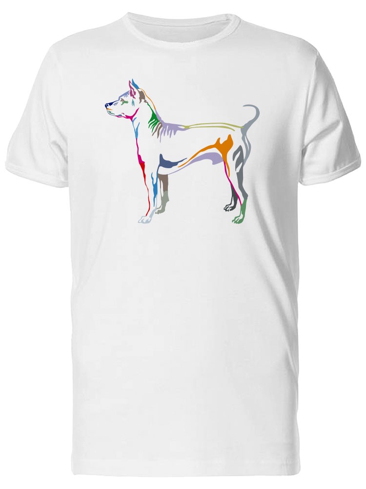 Playera para Hombre Smartprintsink color Blanco ilustración Perro