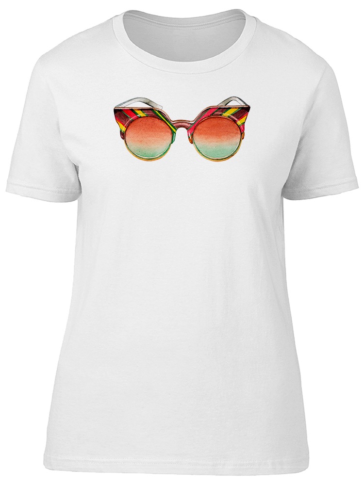 Playera SmartPrintsInk color Blanco para Hombre - Lentes De Sol Vintage