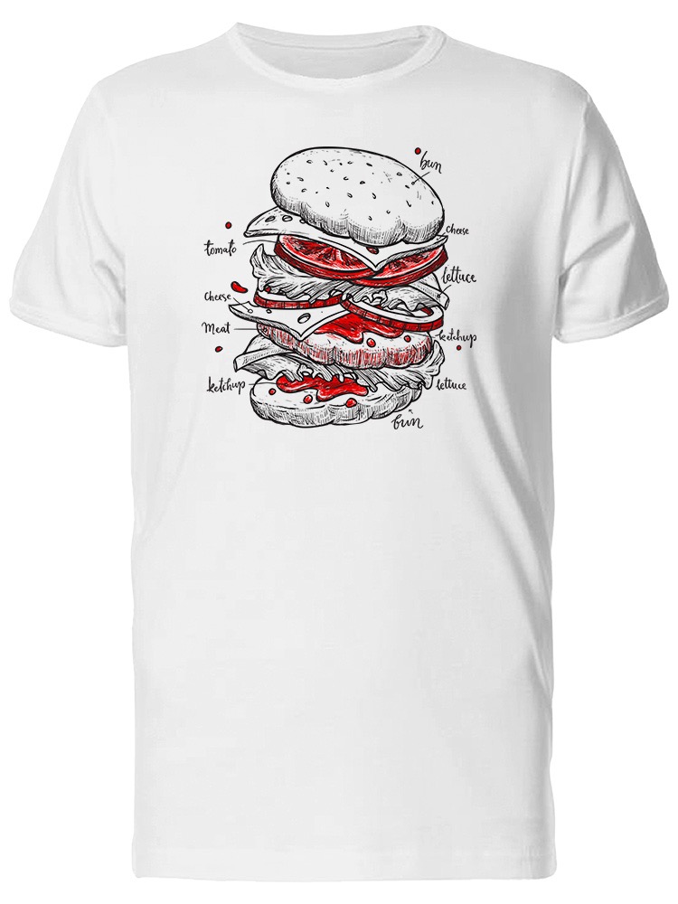 Foto 2 pulgar | Playera Smartprintsink color Blanco Estampados Divertidos para Hombre