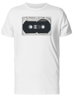 Foto 1 | Playera SmartPrintsInk color Blanco para Hombre - Cassette