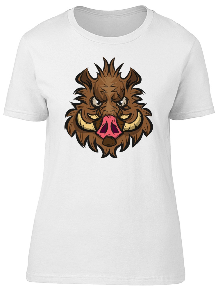Playera Smartprintsink Hombre Ilustracion. Cabeza De Jabali