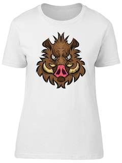 Foto 1 | Playera Smartprintsink Hombre Ilustracion. Cabeza De Jabali