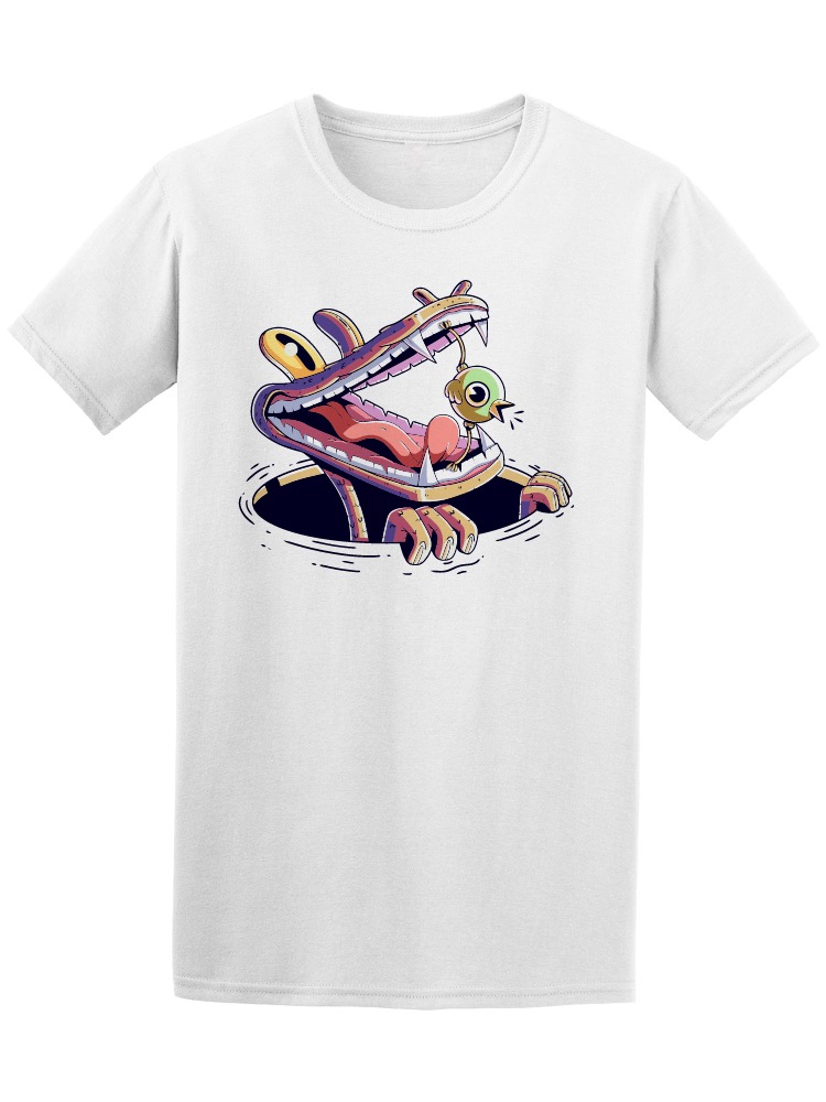 Playera Smartprintsink Hombre Ilustración Cartoon Cocodrilo
