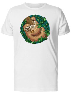 Foto 1 | Playera Smartprintsink Hombre Ilustracion Oso Perezoso Con Pipa