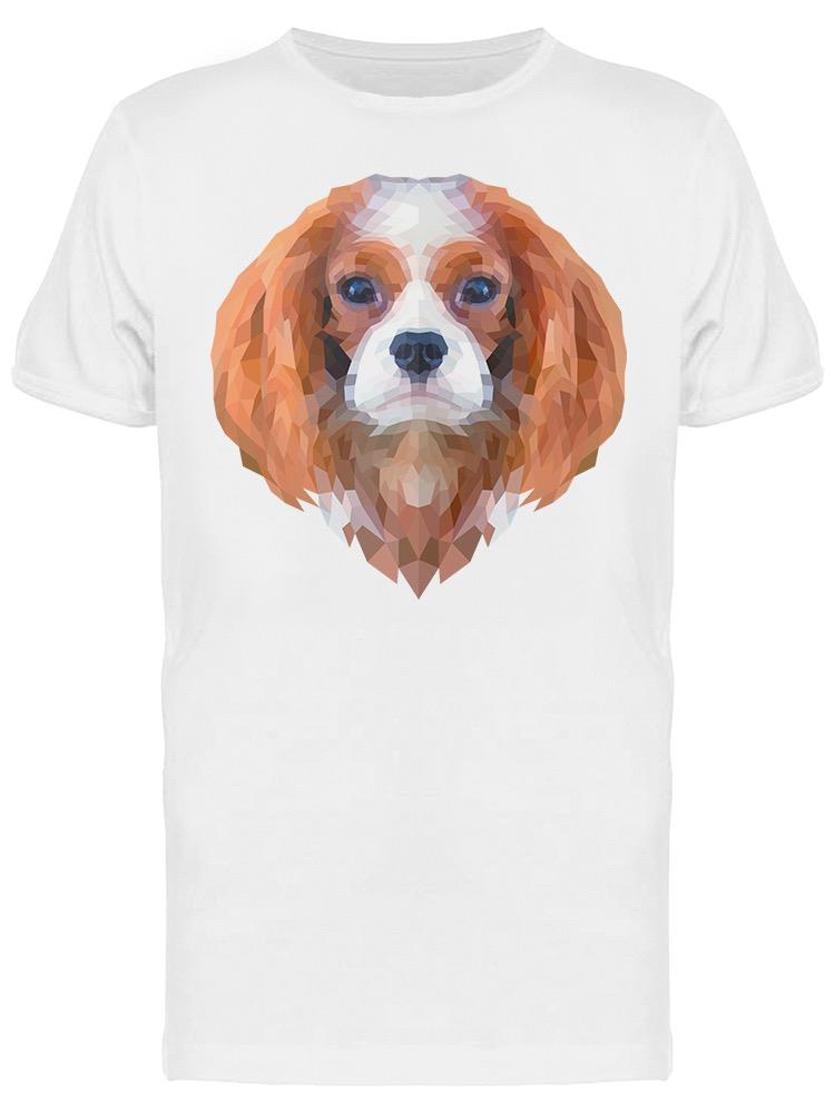 Playera SmartPrintsInk color Blanco para Hombre - Perro Cocker Spaniel