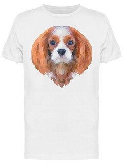Foto 1 | Playera SmartPrintsInk color Blanco para Hombre - Perro Cocker Spaniel