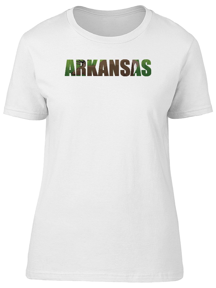 Foto 2 pulgar | Playera  SmartPrintsInk color Blanco para Hombre - Arkansas