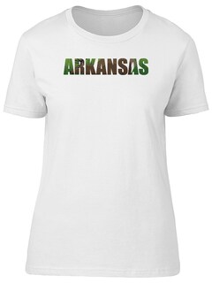 Foto 1 | Playera SmartPrintsInk color Blanco para Hombre - Arkansas