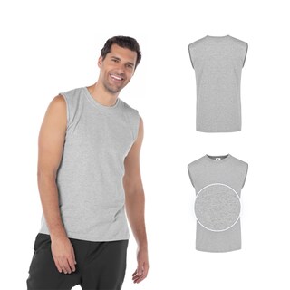 Foto 2 | Playera Yazbek C0310 Gris Cuello Redondo para Caballero
