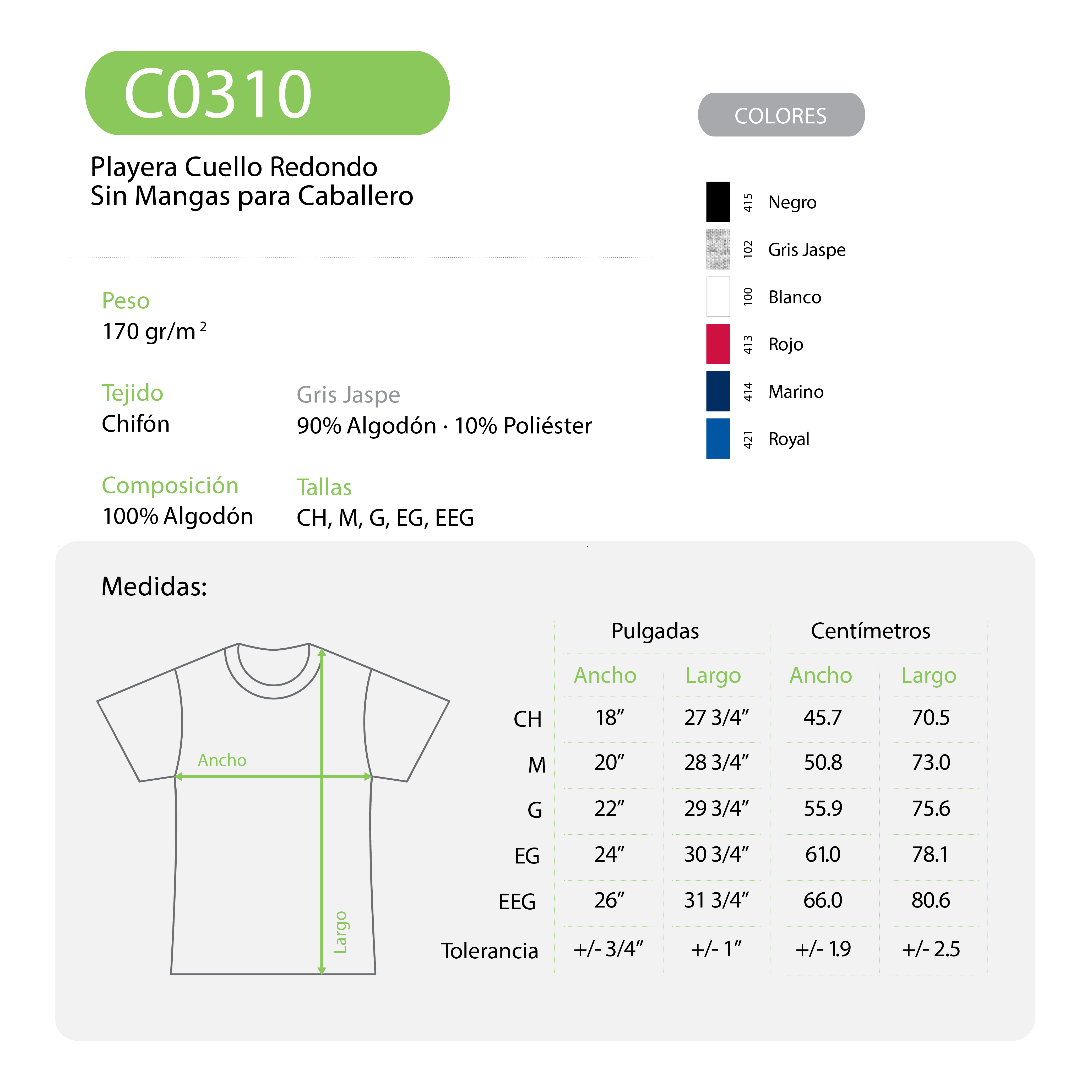Foto 4 pulgar | Playera Yazbek C0310 Gris Cuello Redondo para Caballero