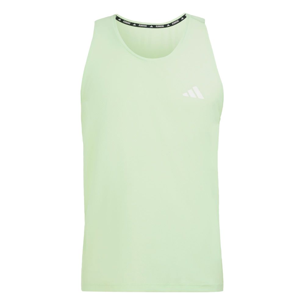 Foto 2 pulgar | Playera sin Mangas Adidas Own The Run Verde para Hombre