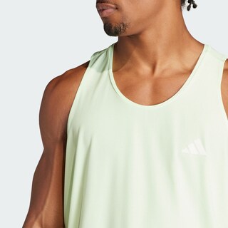 Foto 6 | Playera sin Mangas Adidas Own The Run Verde para Hombre