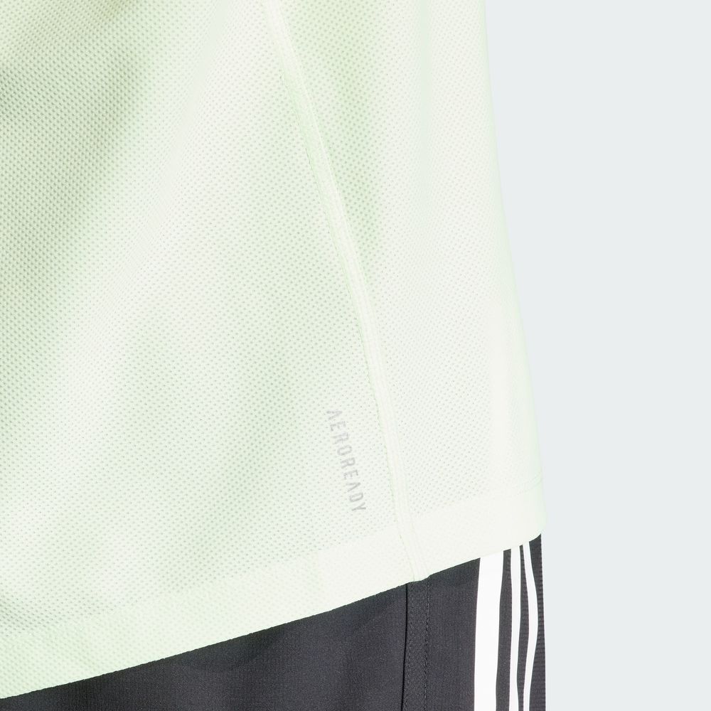 Foto 8 pulgar | Playera sin Mangas Adidas Own The Run Verde para Hombre