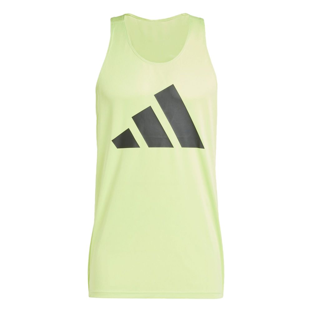 Foto 2 pulgar | Playera Sin Mangas Run It Adidas Verde Hombre