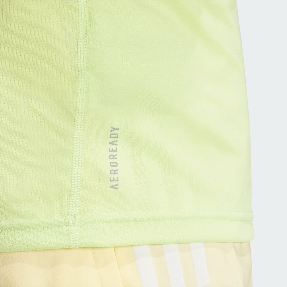 Foto 9 pulgar | Playera Sin Mangas Run It Adidas Verde Hombre