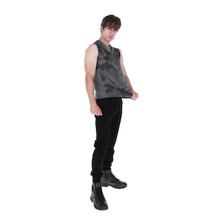 Foto 5 | Playera Deportiva Sin Mangas Con Capucha Color Gris Para Hombre