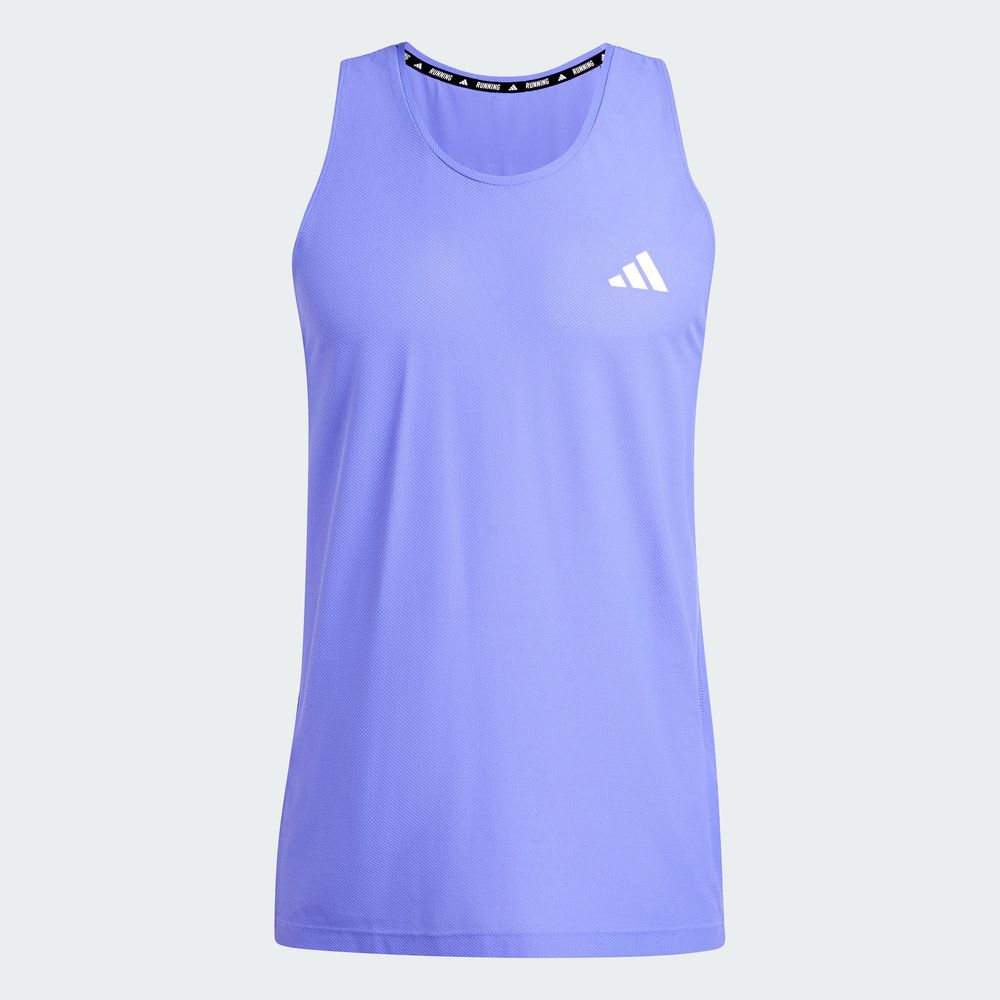 Foto 4 pulgar | Playera Sin Mangas Own The Run Adidas Azul Hombre