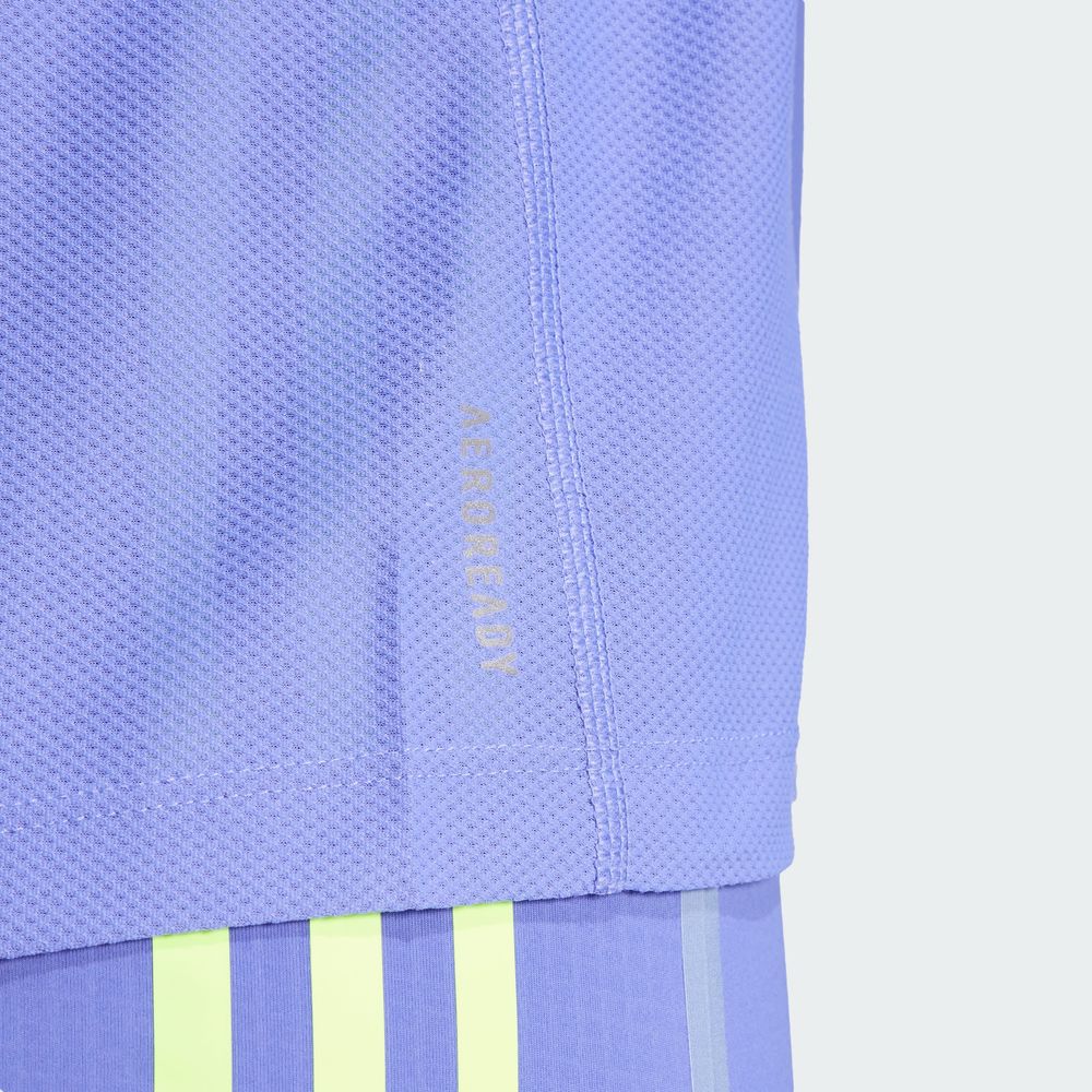 Foto 8 pulgar | Playera Sin Mangas Own The Run Adidas Azul Hombre