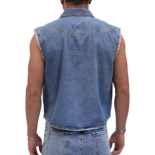 Foto 3 | Camisa de Mezclilla Mchk sin Mangas para Hombre
