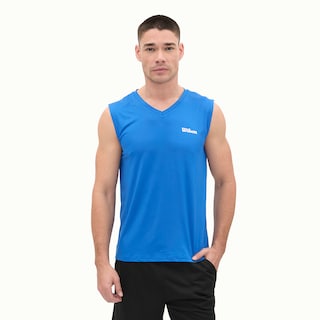 Foto 1 | Playera Wilson Ultra Ligera Sin Manga Cuello En V Para Hombre