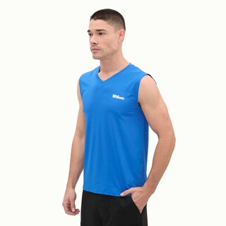 Foto 2 | Playera Wilson Ultra Ligera Sin Manga Cuello En V Para Hombre