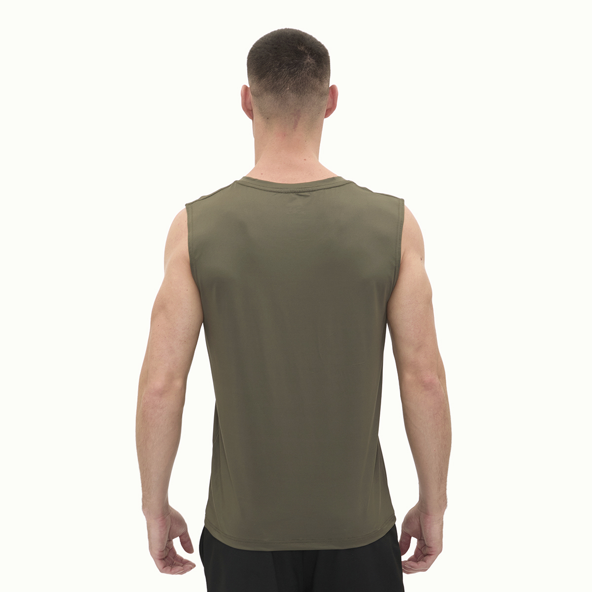 Foto 5 pulgar | Playera Wilson Verde sin Manga Cuello V para Hombre