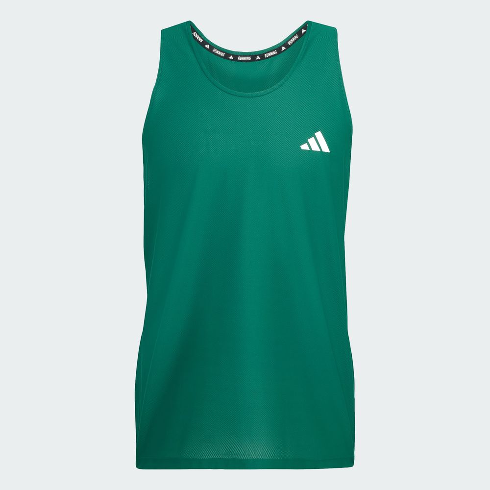 Foto 4 pulgar | Playera Sin Mangas Own The Run Adidas Verde Hombre