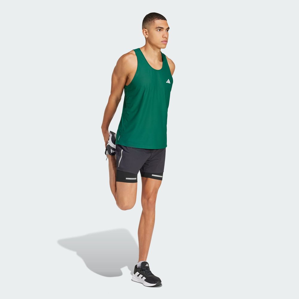 Foto 6 pulgar | Playera Sin Mangas Own The Run Adidas Verde Hombre
