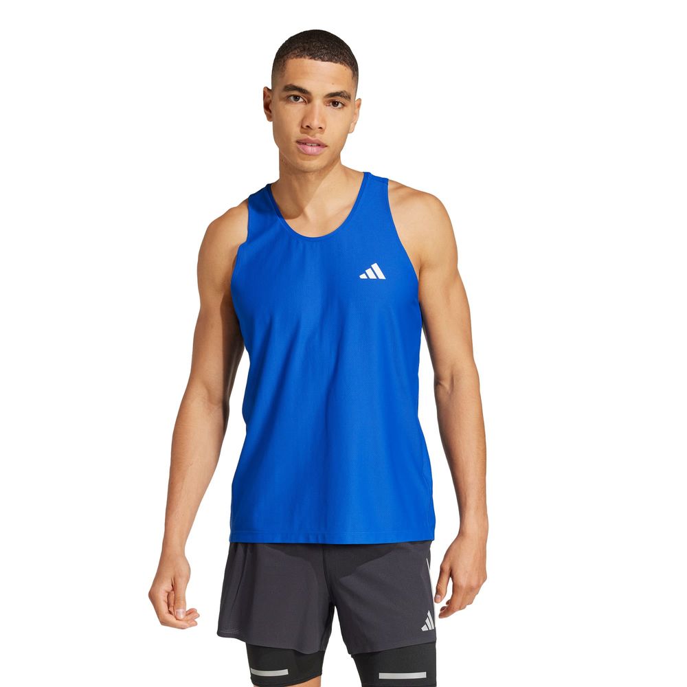 Foto 3 pulgar | Playera Sin Mangas Own The Run Adidas Azul Hombre